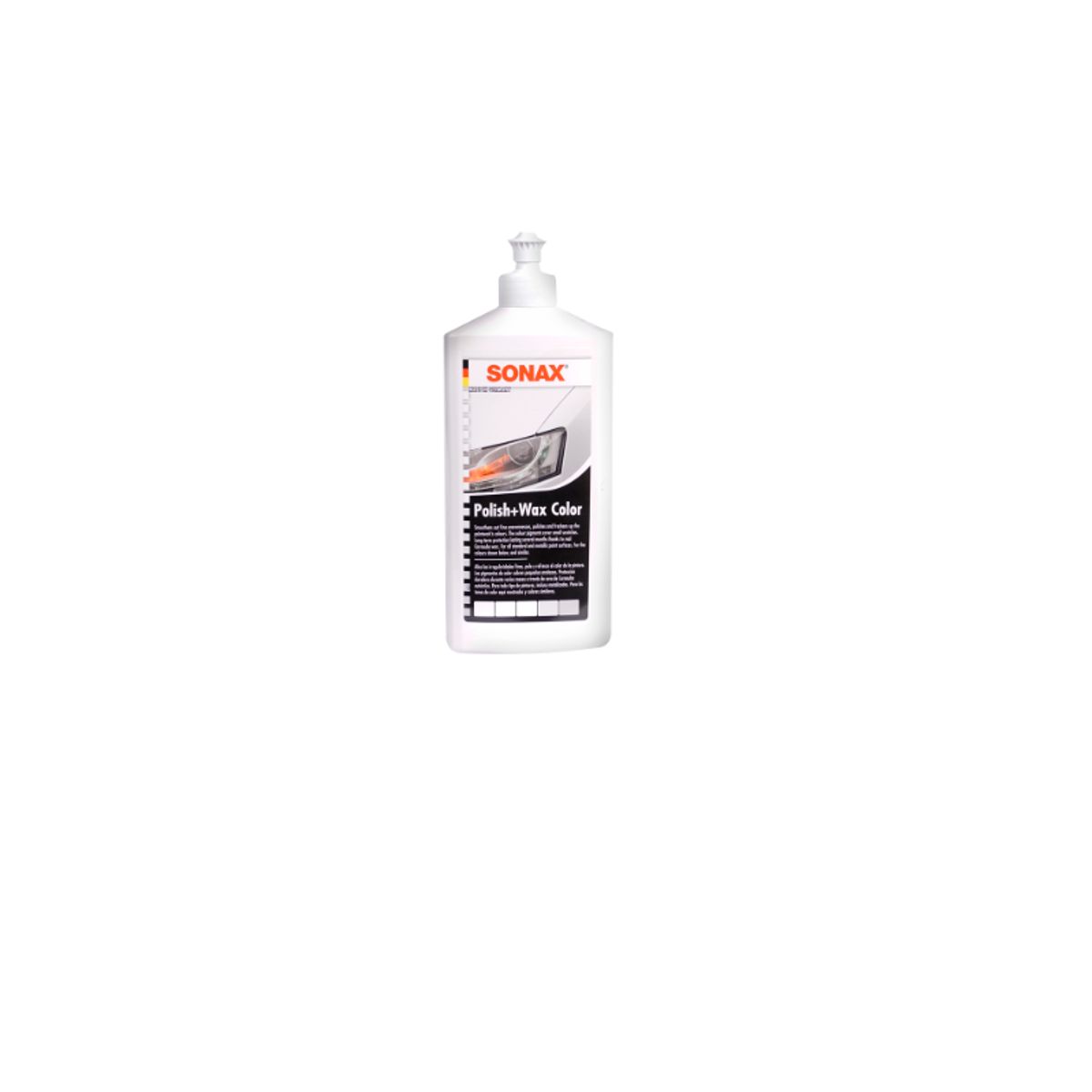 SONAX - Abrillantador blanco Cera Sonax Polish & Wax Color blanco 500ml