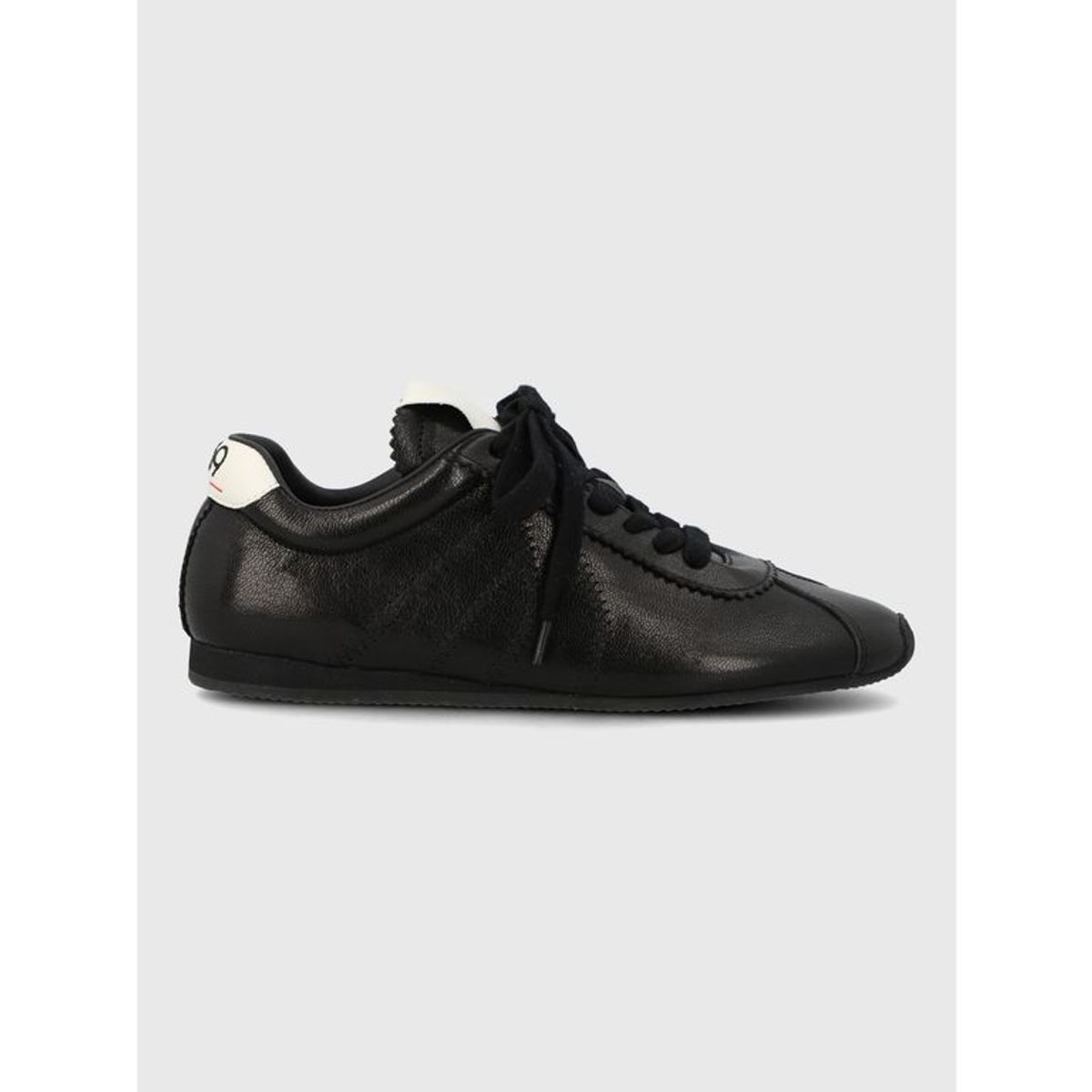 HUSH PUPPIES - Zapatilla Cuero Mujer Bonik Negro HUSH PUPPIES