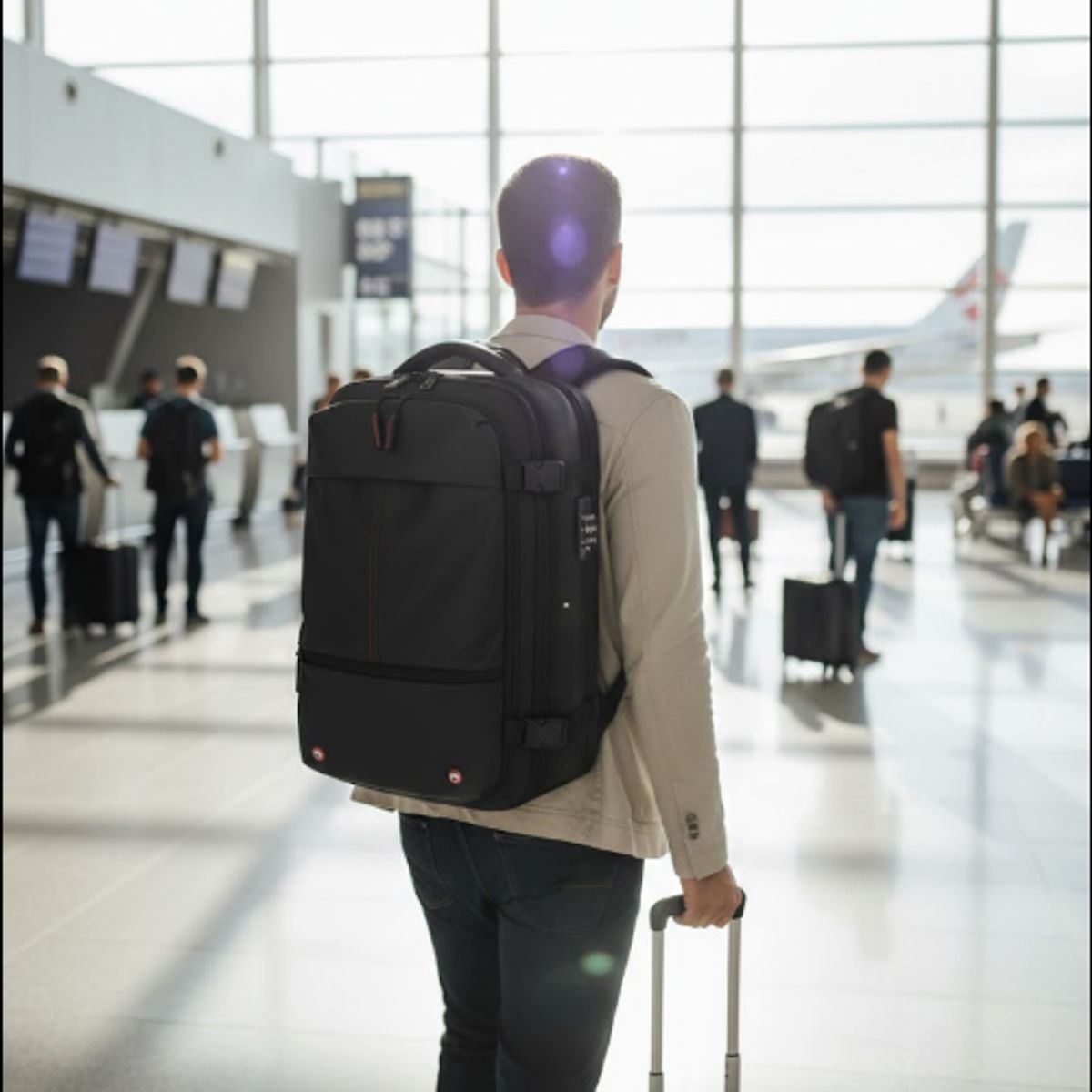 GENERICO - Mochila De Vacío Airback + Cargador Portatil