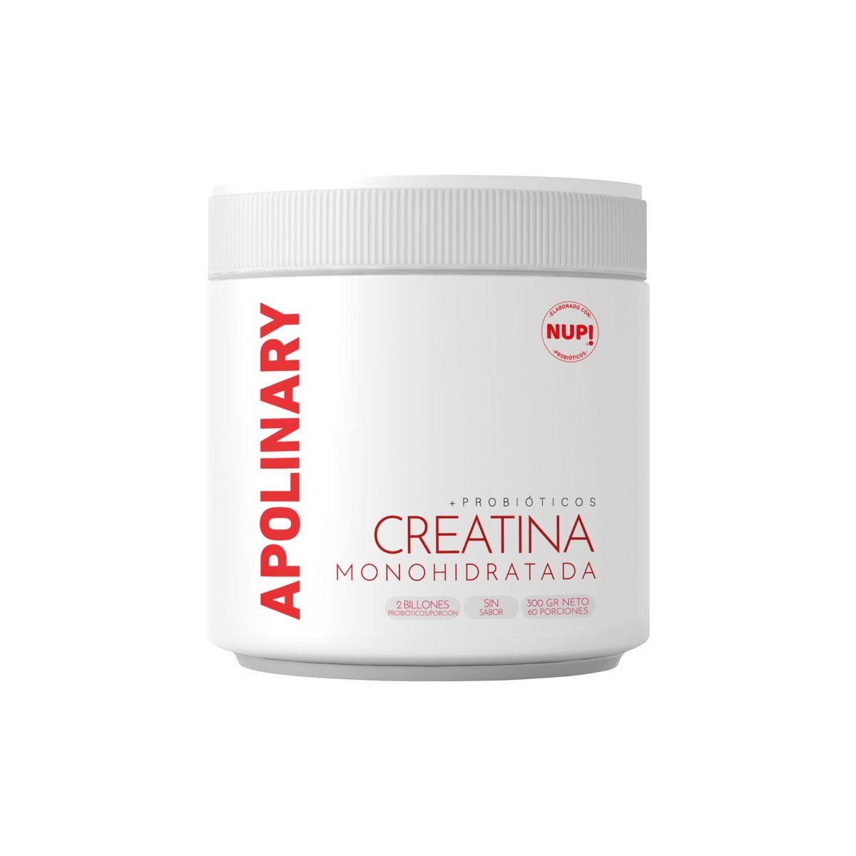 NUP - APOLINARY CREATINA PROBIÓTICA 2billones 300 gr