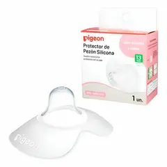 PIGEON - Protector De Pezón Silicona Talla M 13mm - 1 Unidad