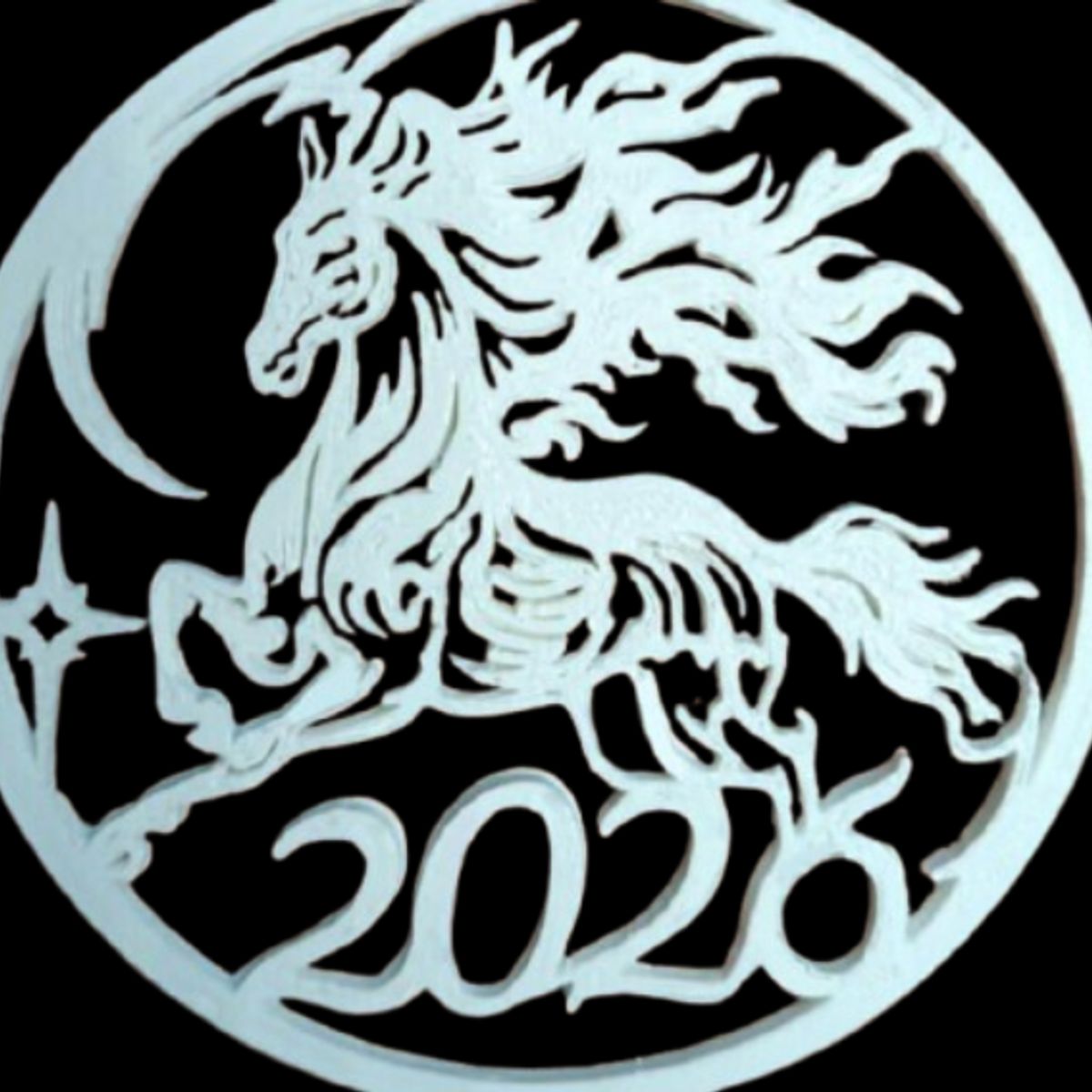 GENERICO - Decoración - Caballo año nuevo 2026
