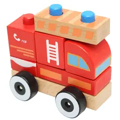 BABY WAY - Juguete de Encaje - Carro de Bomberos