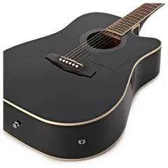 IBANEZ - Guitarra electroacústica Metálica PF15ECE negra