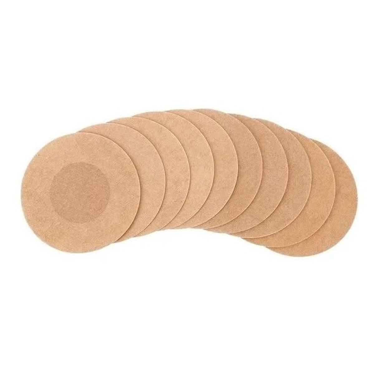 GENERICO - Pack 10 pezoneras parches cubre pezón adhesivas tapas invisibles