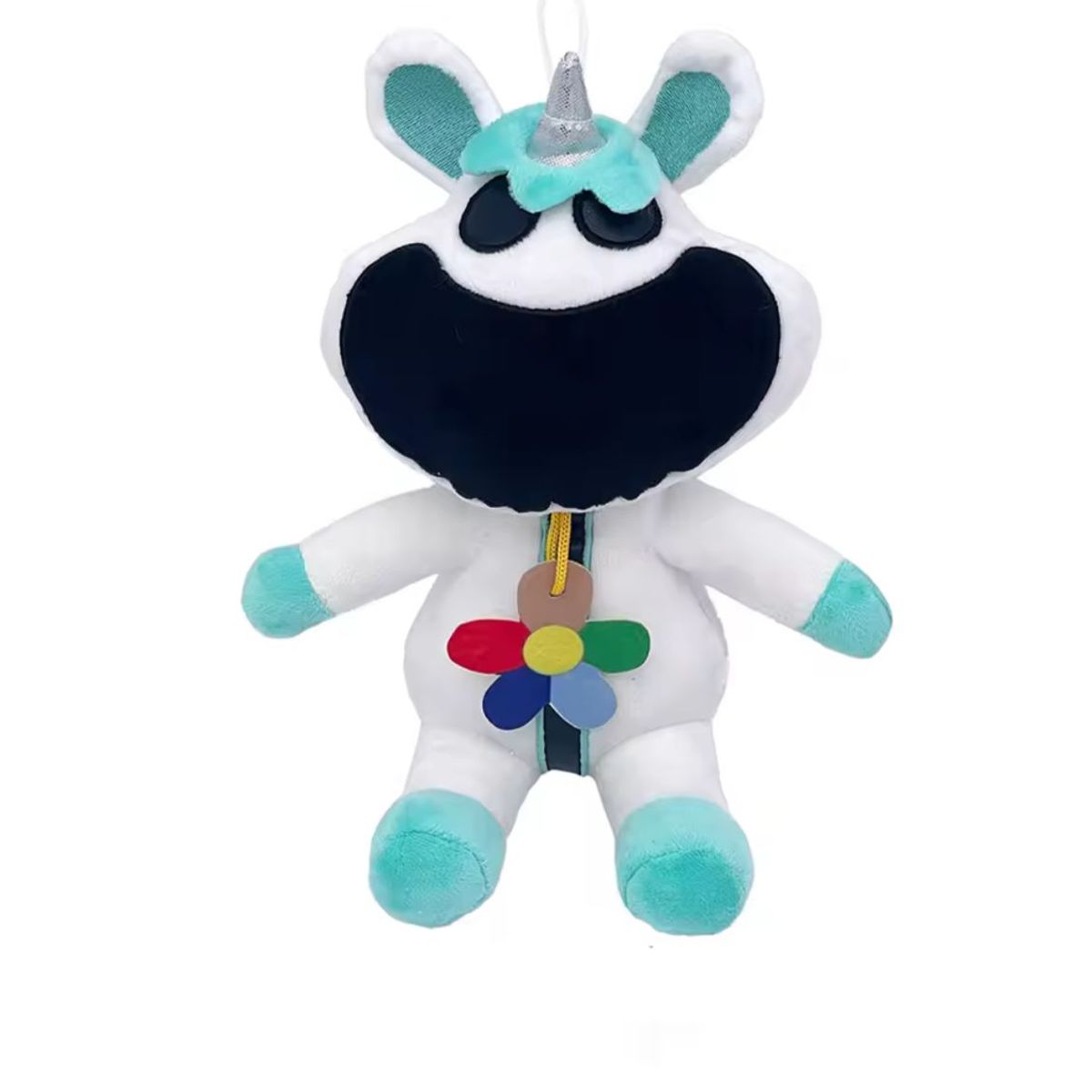 GENERICO - Peluche Smiling Critter  unicornio blanco