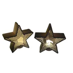 GENERICO - Adorno Navideño - Pack de Estrellas