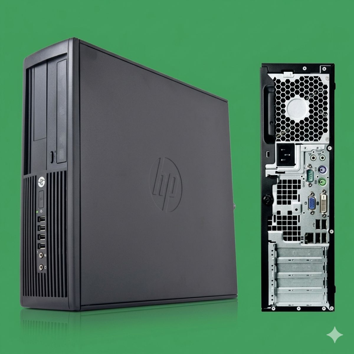 HP - Pc Computador Hp 4000 Sff 4gb Disco 500gb Wifi Oficina