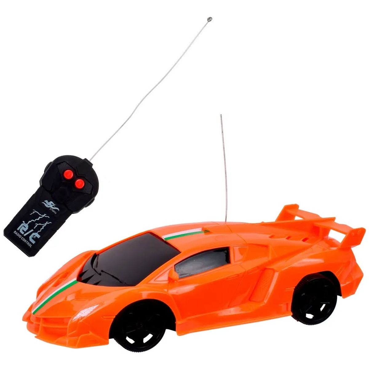 GENERICO - Juguete auto 20 cm con radio controlado, vienen con las pilas