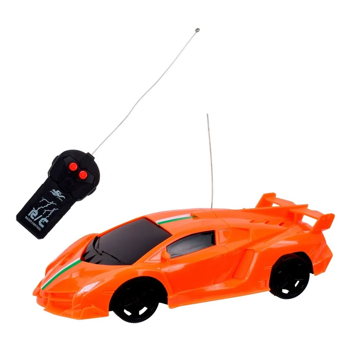 GENERICO - Juguete auto 20 cm con radio controlado, vienen con las pilas