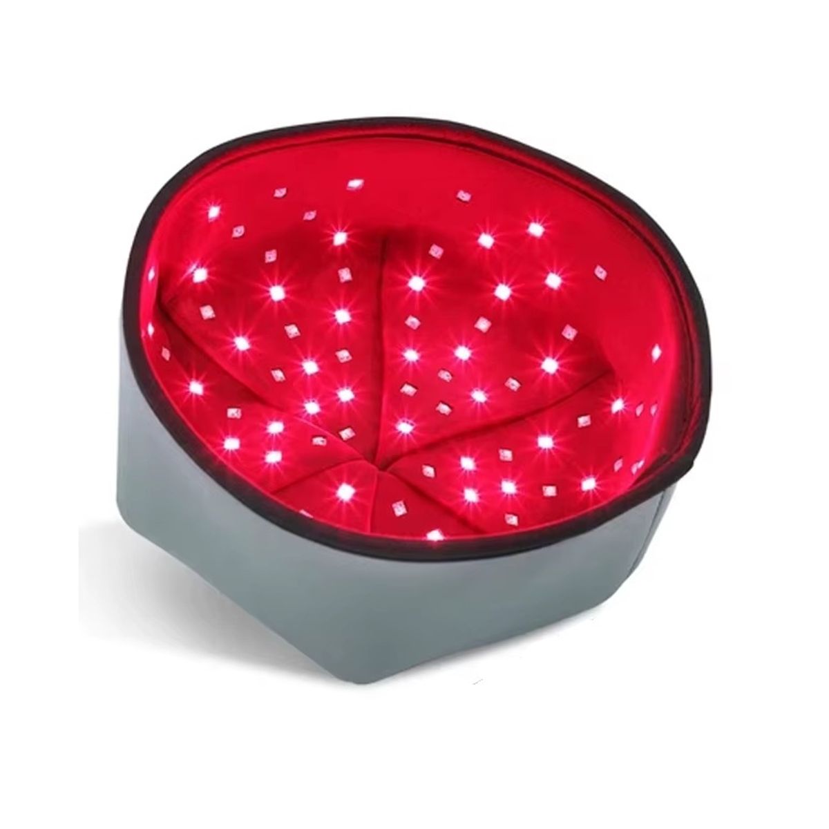 GENERICO - Gorro Terapia Crecimiento Cabello Pelo Alopecia 660nm 830nm Gris