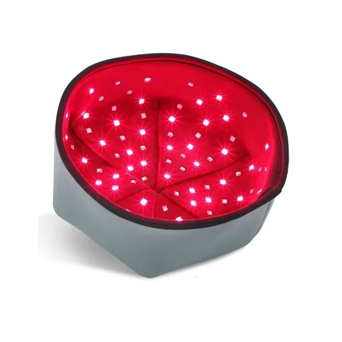 GENERICO - Gorro Terapia Crecimiento Cabello Pelo Alopecia 660nm 830nm Gris