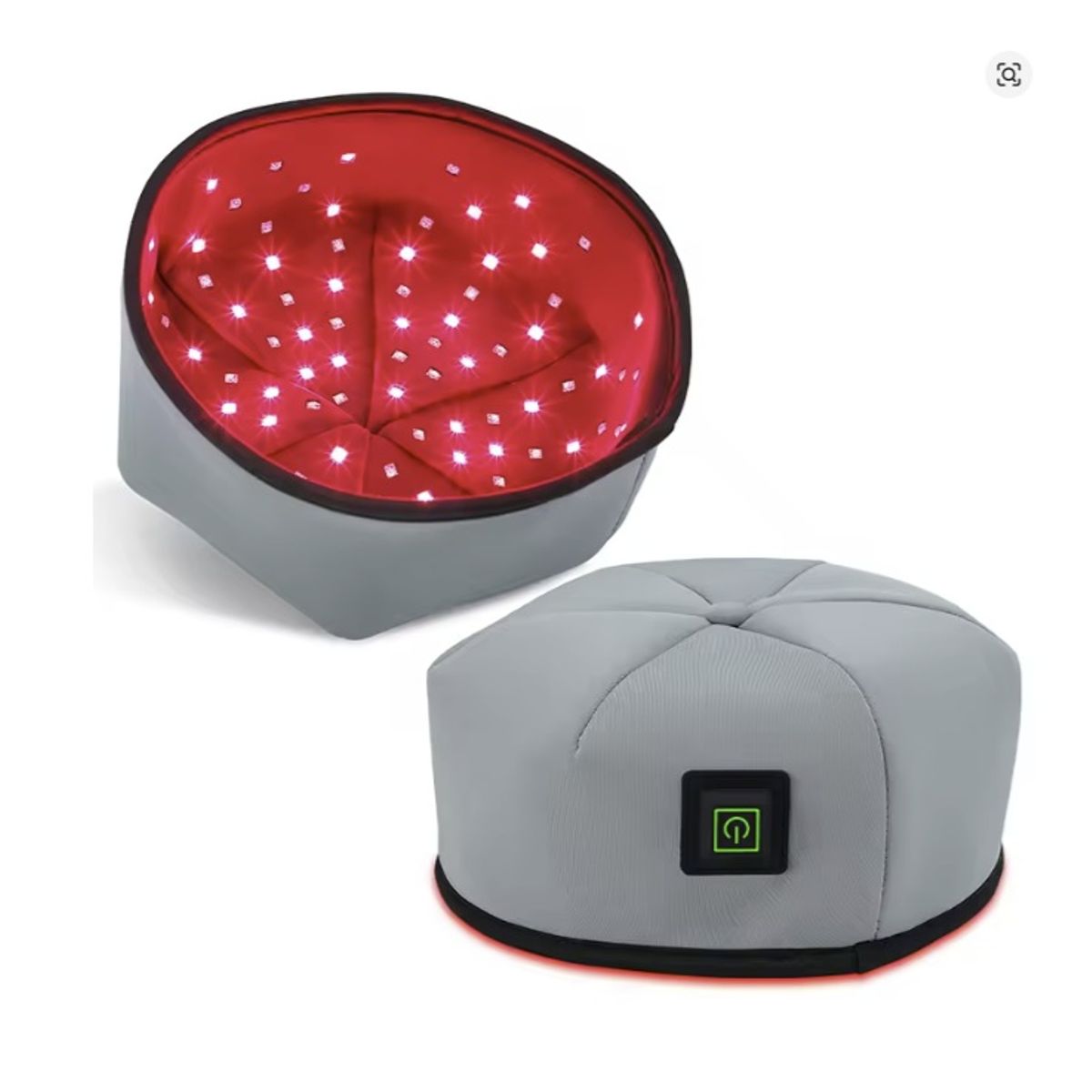 GENERICO - Gorro Terapia Crecimiento Cabello Pelo Alopecia 660nm 830nm Gris