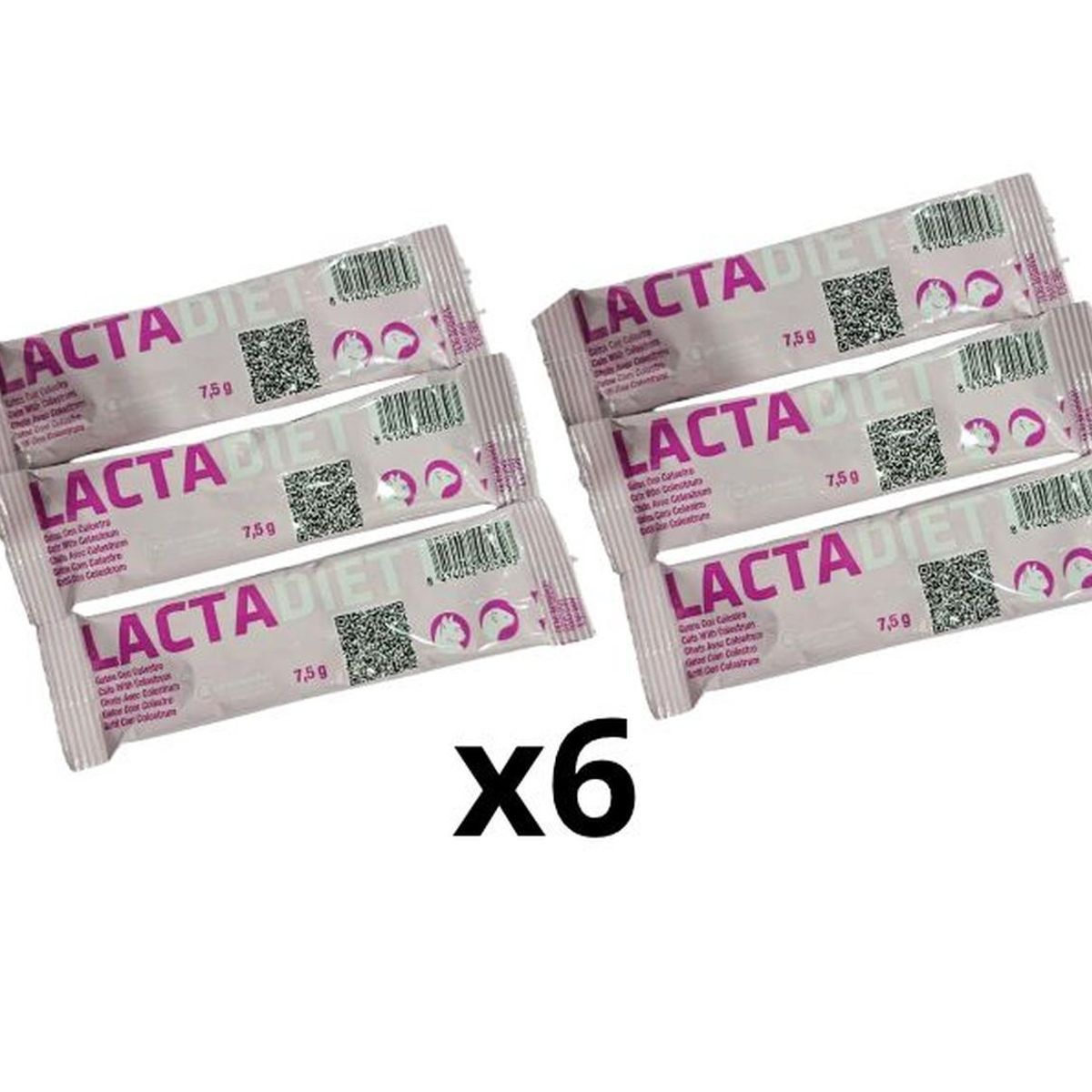 GENERICO - X6 Sachet De Leche Lactadiet Gatos Con Calostro 7.5g C/u