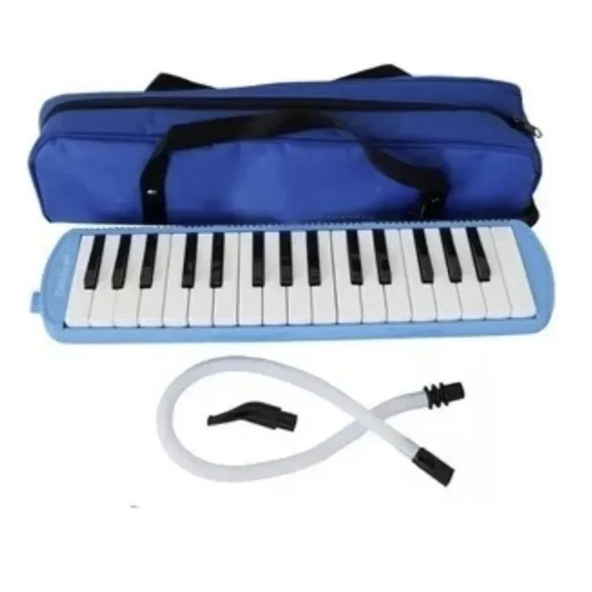 GENERICO - Melodica 32 Notas Con Bolso Y Dos Boquillas Celeste