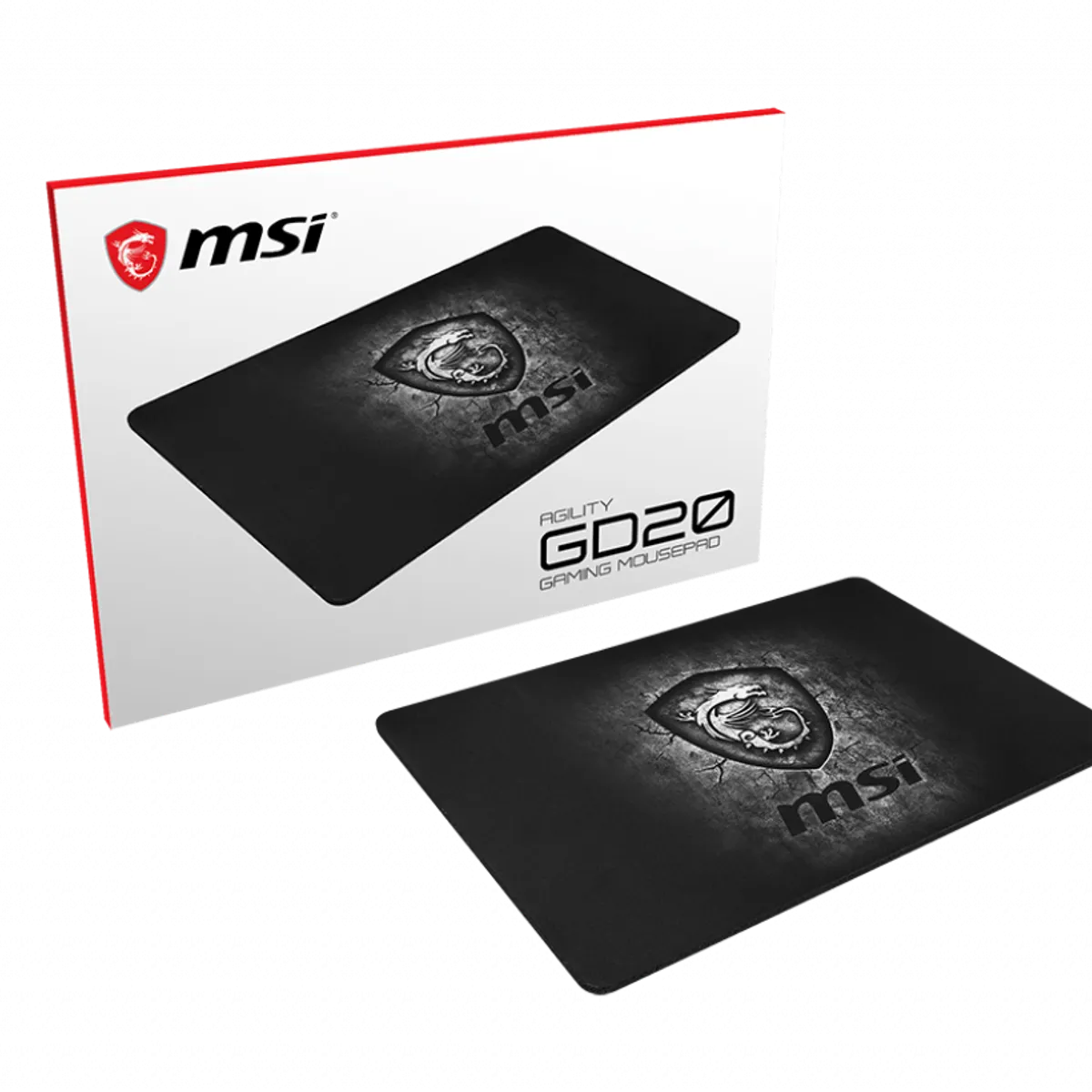 MSI - Mousepad Gamer MSI Agility GD20 320×220×5mm Ultra Smooth Antideslizante