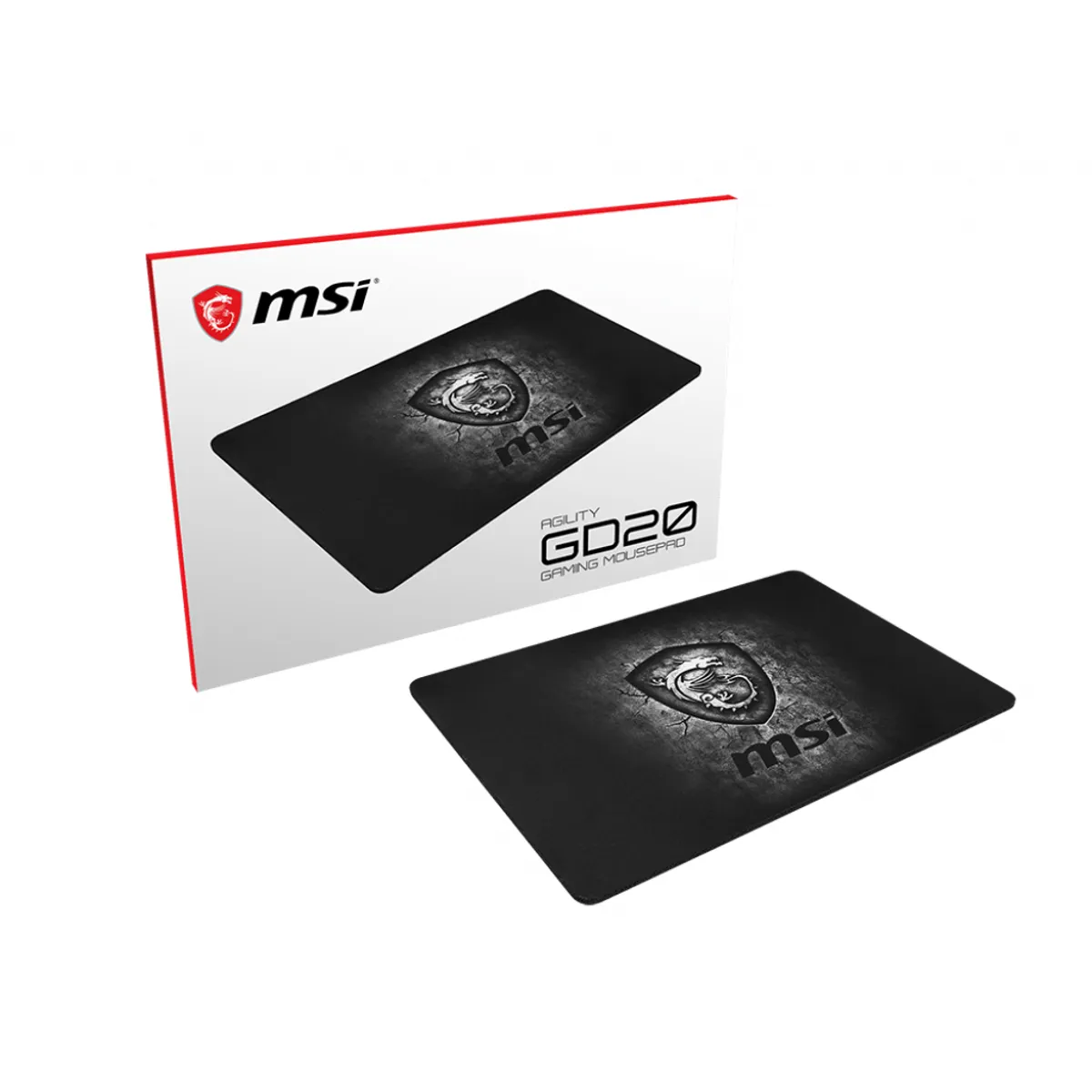 MSI - Mousepad Gamer MSI Agility GD20 320×220×5mm Ultra Smooth Antideslizante