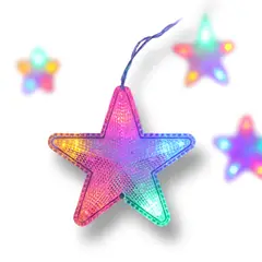 GENERICO - Luz Luces Navidad Carga Solar 5m Estrellas Multicolor