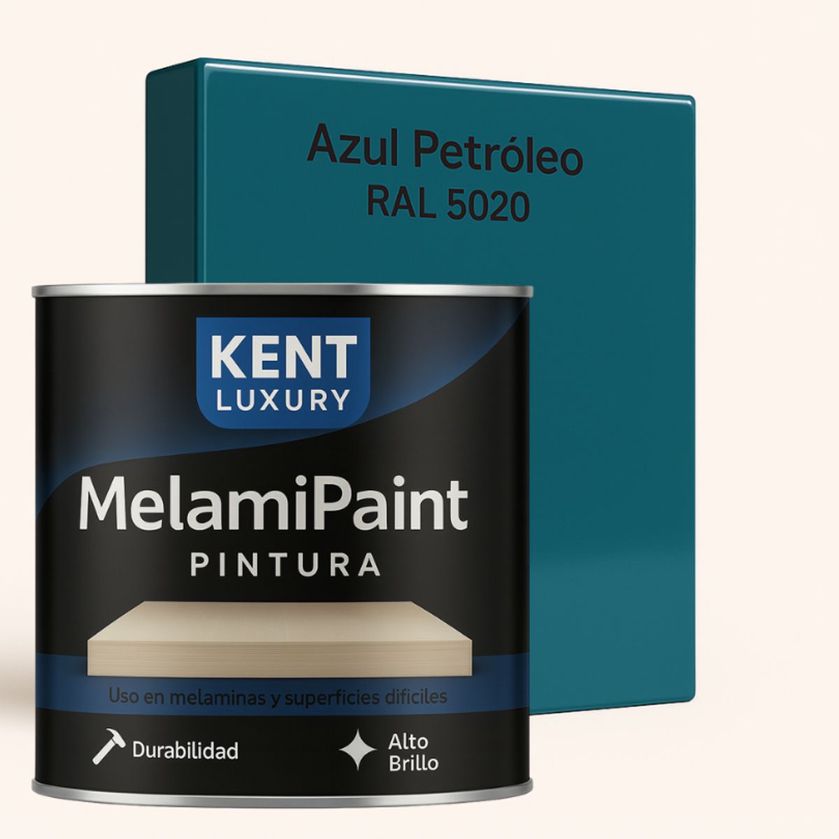 KENT - PINTURA MELAMINA - MelamiPaint™ - 1L - AZUL PETRÓLEO