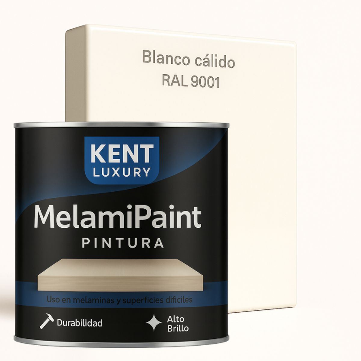 PINTURA MELAMINA - MelamiPaint™ - 1L - BLANCO CÁLIDO, marca KENT - Foto Principal