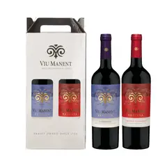 VIU MANENT - Pack 2 Vinos Tintos Reserva 750cc