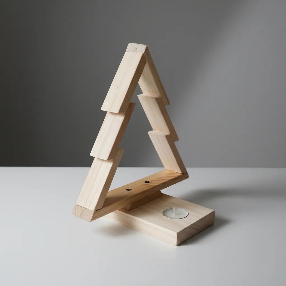 ARBORIUM - Portavela Madera navideño