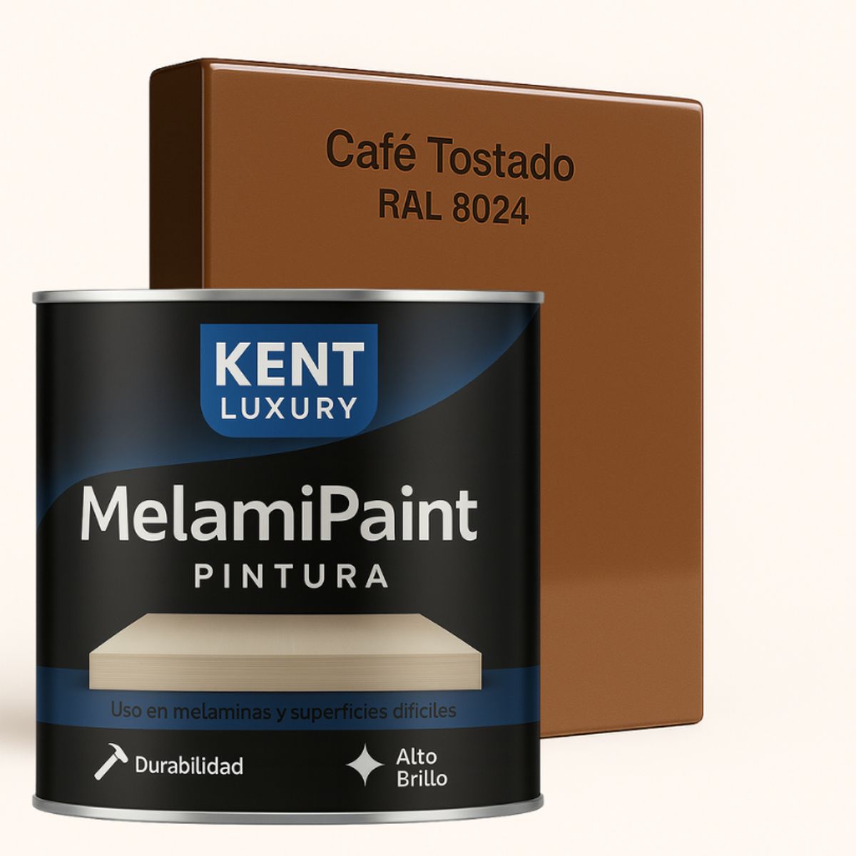 PINTURA MELAMINA - MelamiPaint™ - 1L - CAFÉ TOSTADO, marca KENT - Foto Principal
