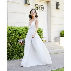 MI PLACARD - Vestido Largo de Novia Laura Gasa Ivory