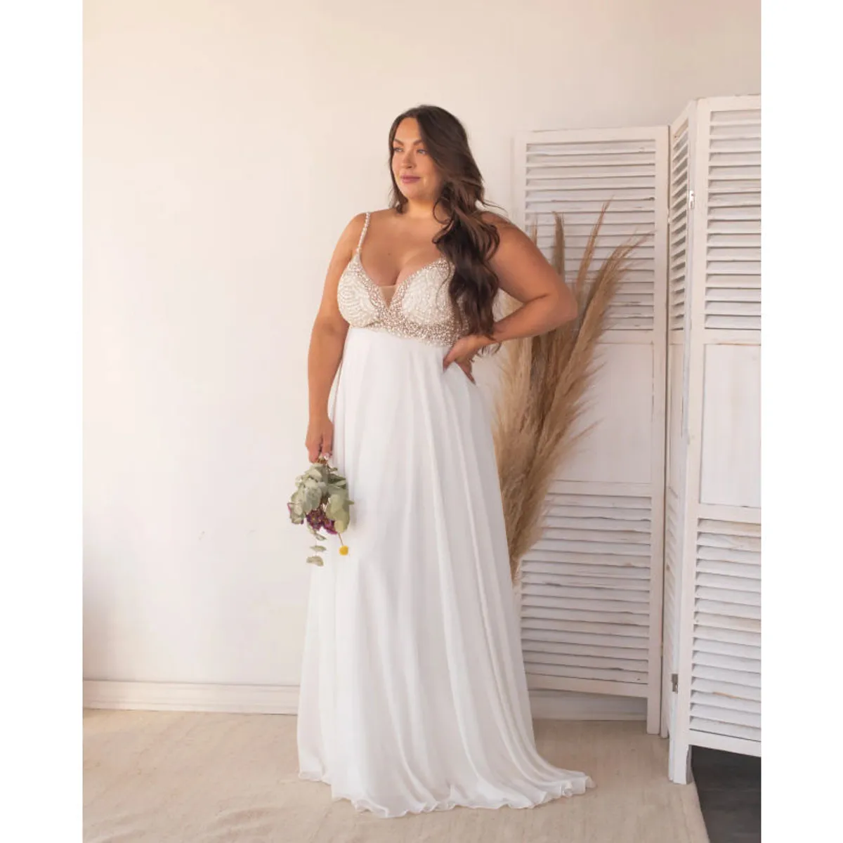 MI PLACARD - Vestido Largo de Novia Marcela Ivory