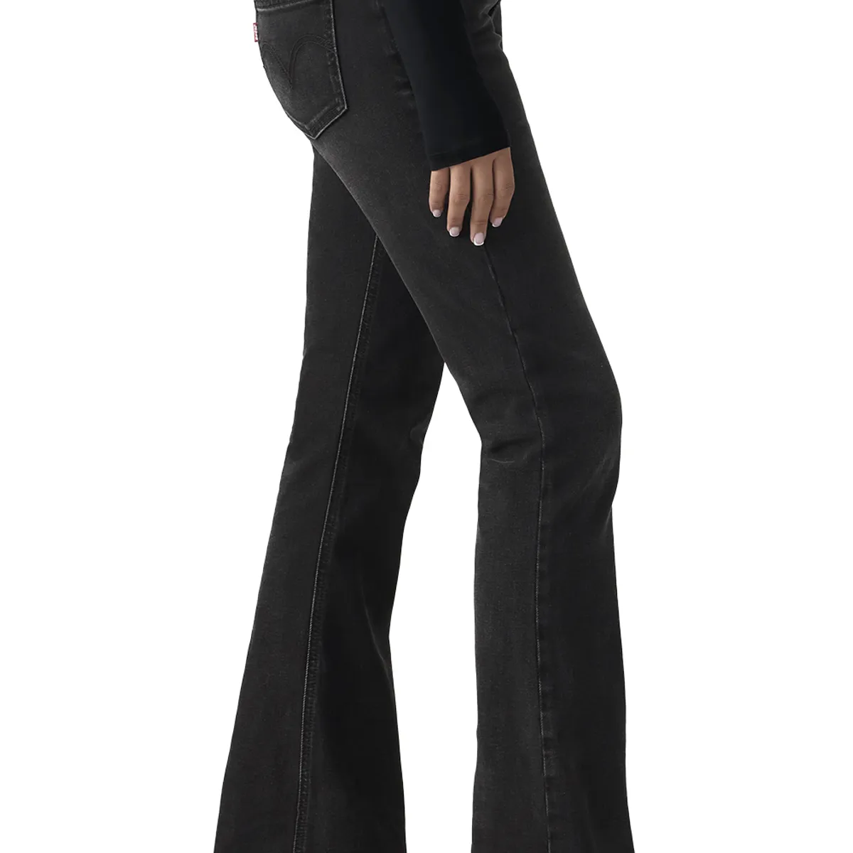 LEVIS - Jeans Mujer Low Slim Boocut Negro Levis