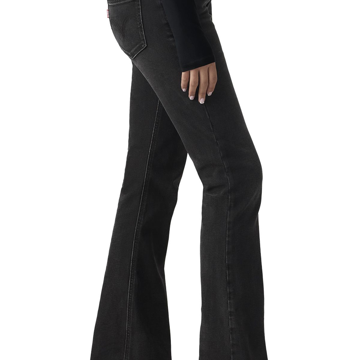 LEVIS - Jeans Mujer Low Slim Boocut Negro Levis