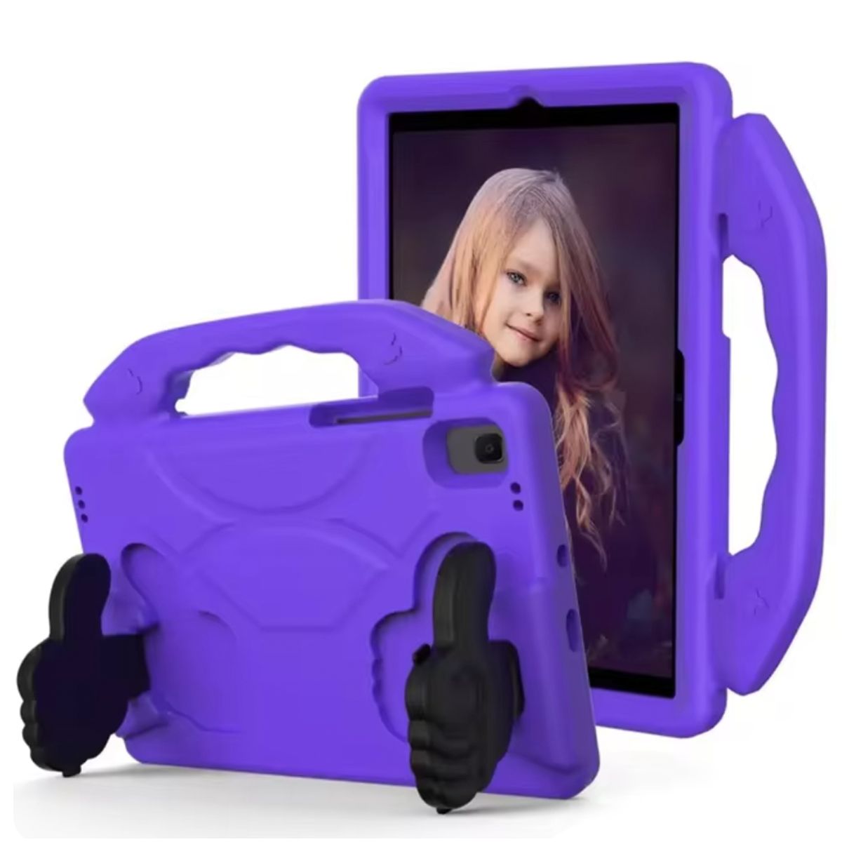 JOIGO - Carcasa Niños Anti Golpe Para Tablet Samsung A11 Plus Morado