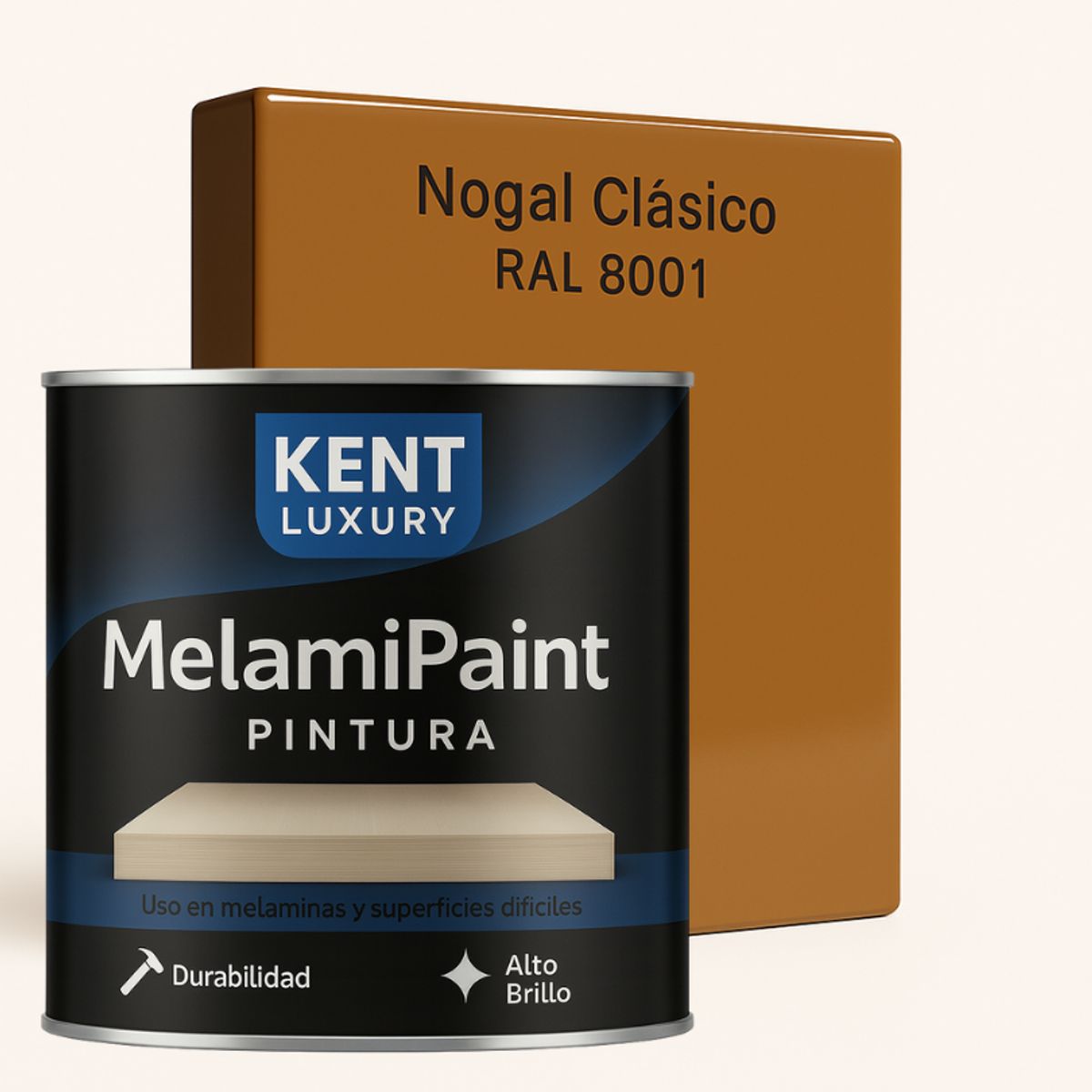 PINTURA MELAMINA - MelamiPaint™ - 1L - NOGAL CLÁSICO, marca KENT - Foto Principal
