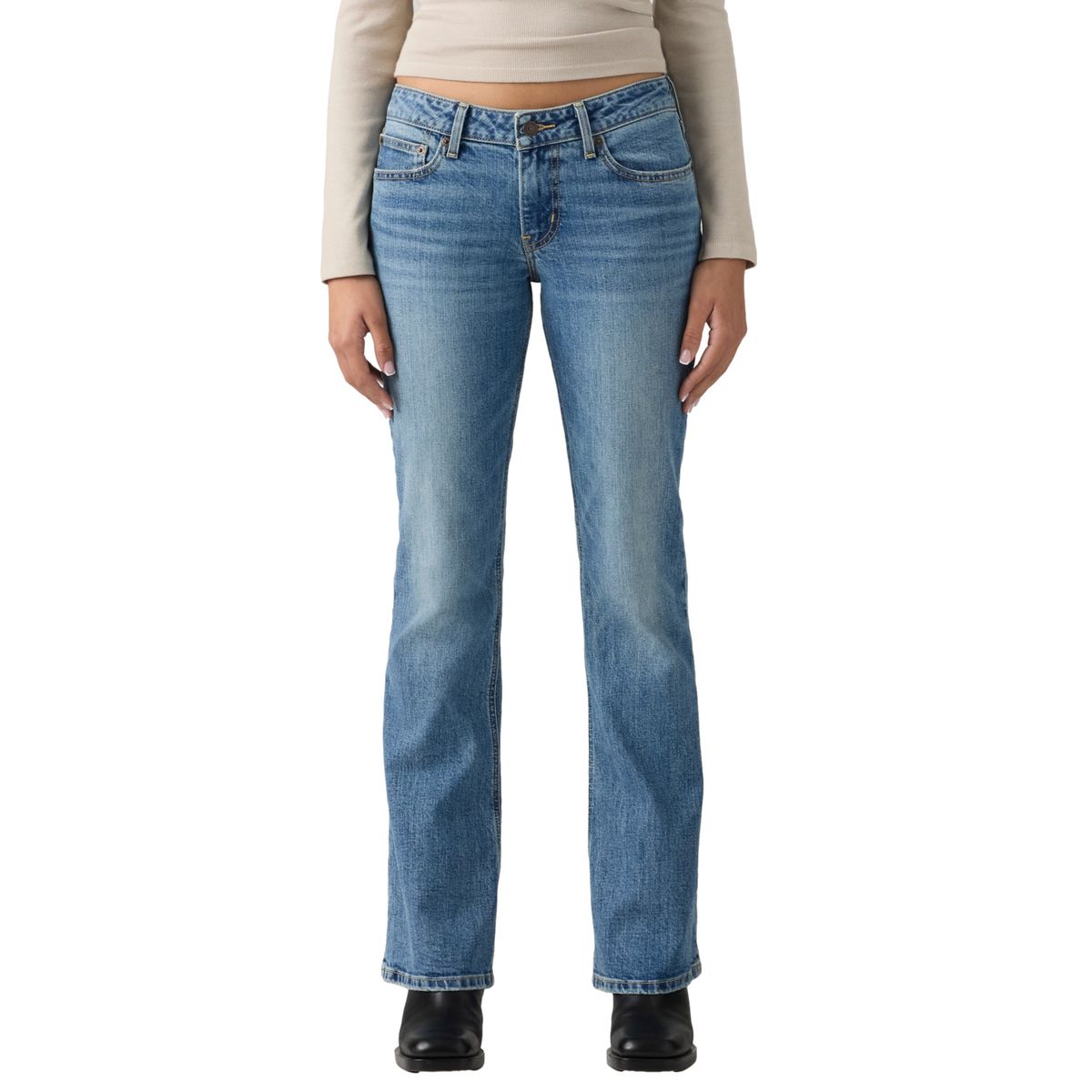 LEVIS - Jeans Mujer Low Slim Boocut Azul Levis