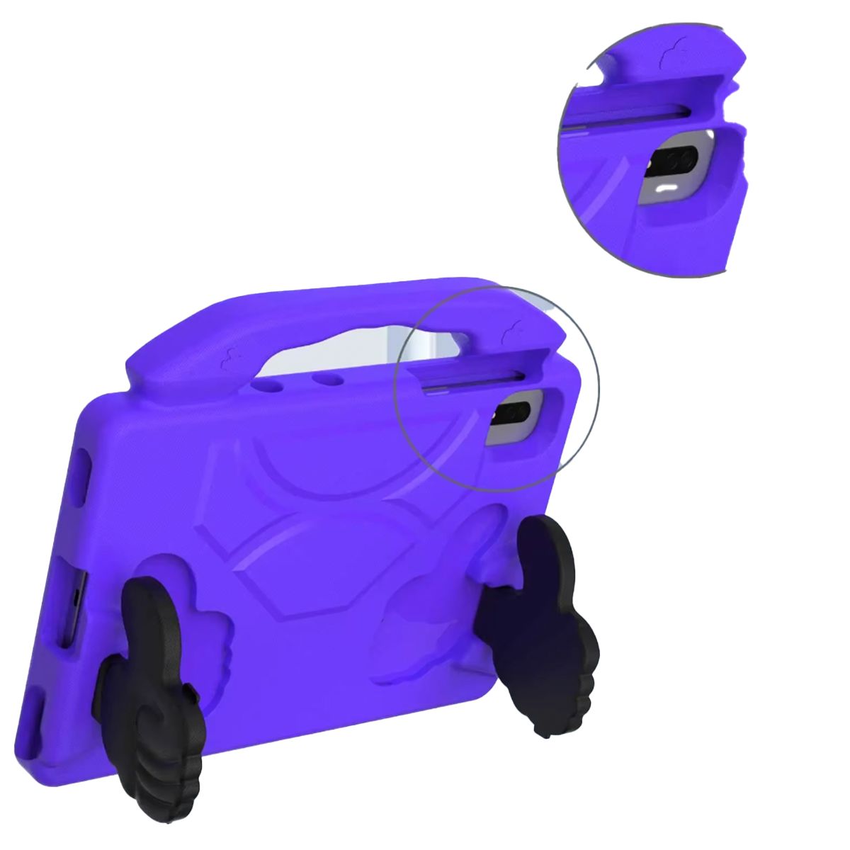 GENERICO - Carcasa Niños Antigolpe Compatible Con Tablet Samsung A11 Plus Rojo