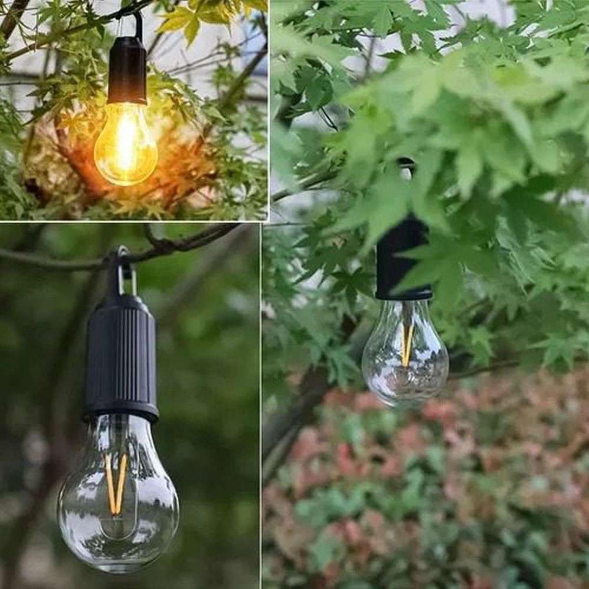 Ampolleta Lampara Solar Recargable Portatil Camping Decoracion, marca GEN - Foto 2