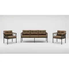 GENERICO - Juego de Living de Terraza Safir Cafe , 5 Personas