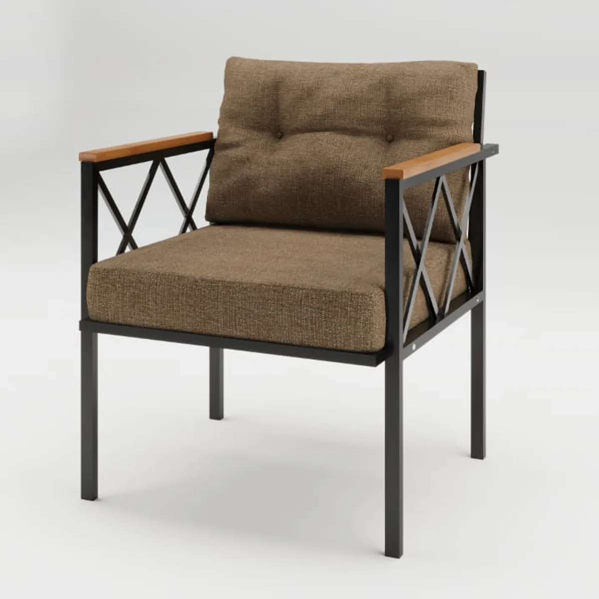 GENERICO - Juego de Living de Terraza Safir Cafe , 5 Personas