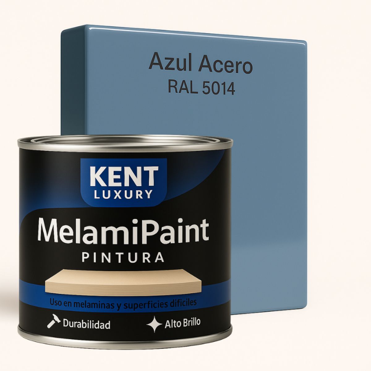PINTURA MELAMINA - MelamiPaint™ - 2L - AZUL ACERO, marca KENT - Foto Principal