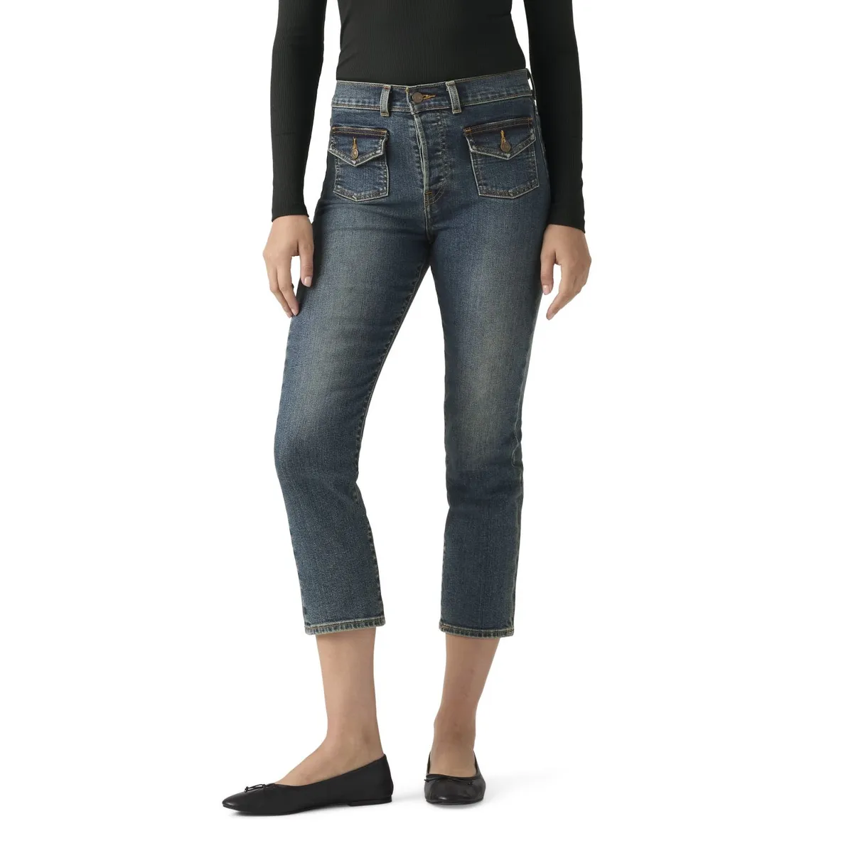 LEVIS - Jeans Mujer Wedgie Flap Pocket Azul Levis