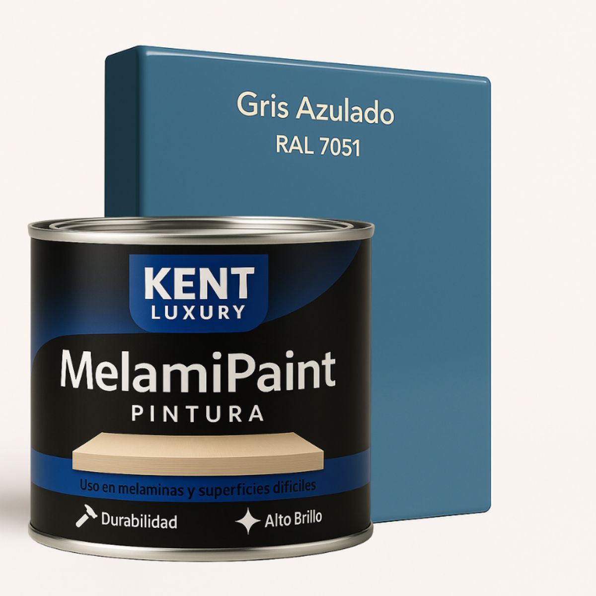 KENT - PINTURA MELAMINA - MelamiPaint™ - 2L - GRIS AZULADO