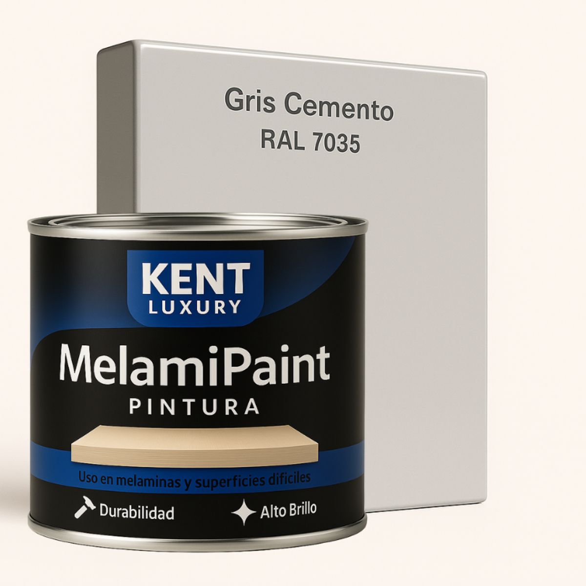 PINTURA MELAMINA - MelamiPaint™ - 2L - GRIS CEMENTO, marca KENT - Foto Principal