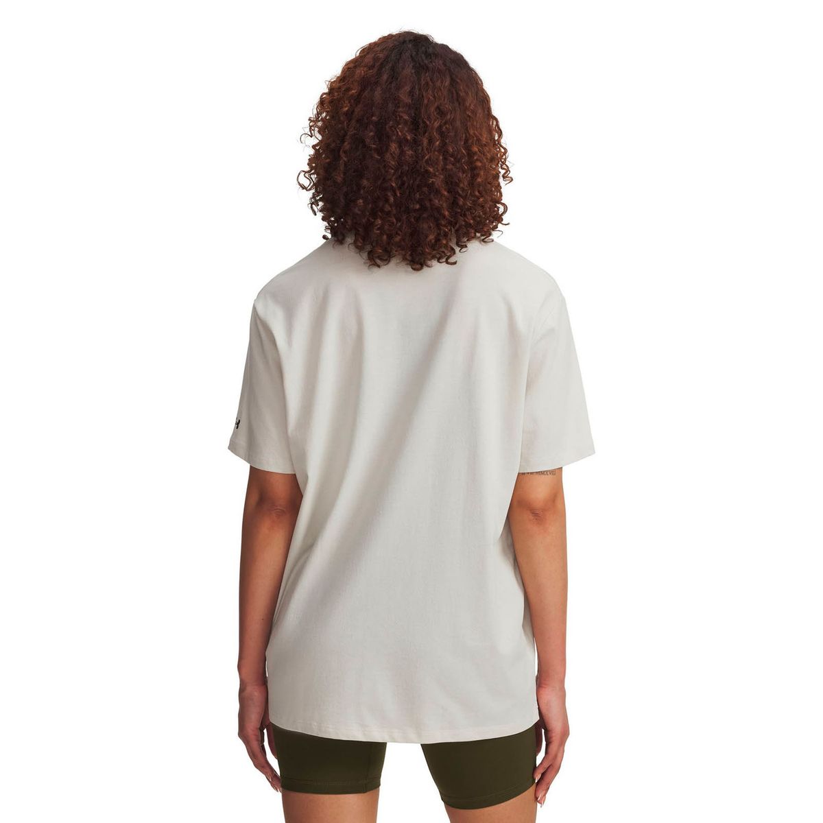 UNDER ARMOUR - Polera Manga Corta Lifetsyle mujer Rival Oversized blanco UNDER ARMOUR