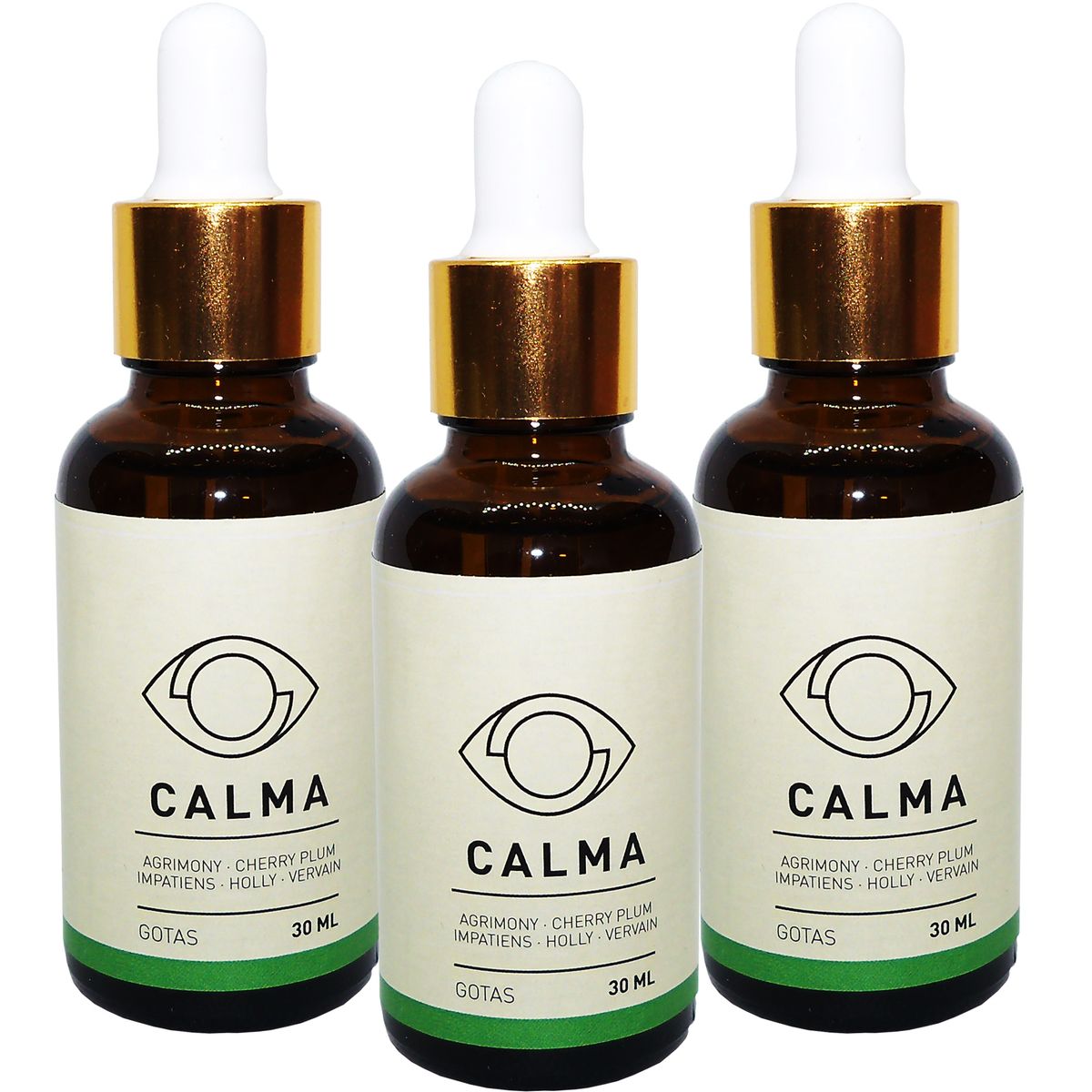 NATURAL FARM - 3 X Flores de Bach Natural Calma Paz Tranquilidad 50 ml