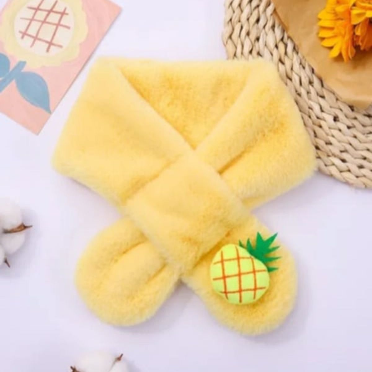 GENERICO - Bufanda linda súper suave calentita de cuello para bebe y niños 1 año a 8 años