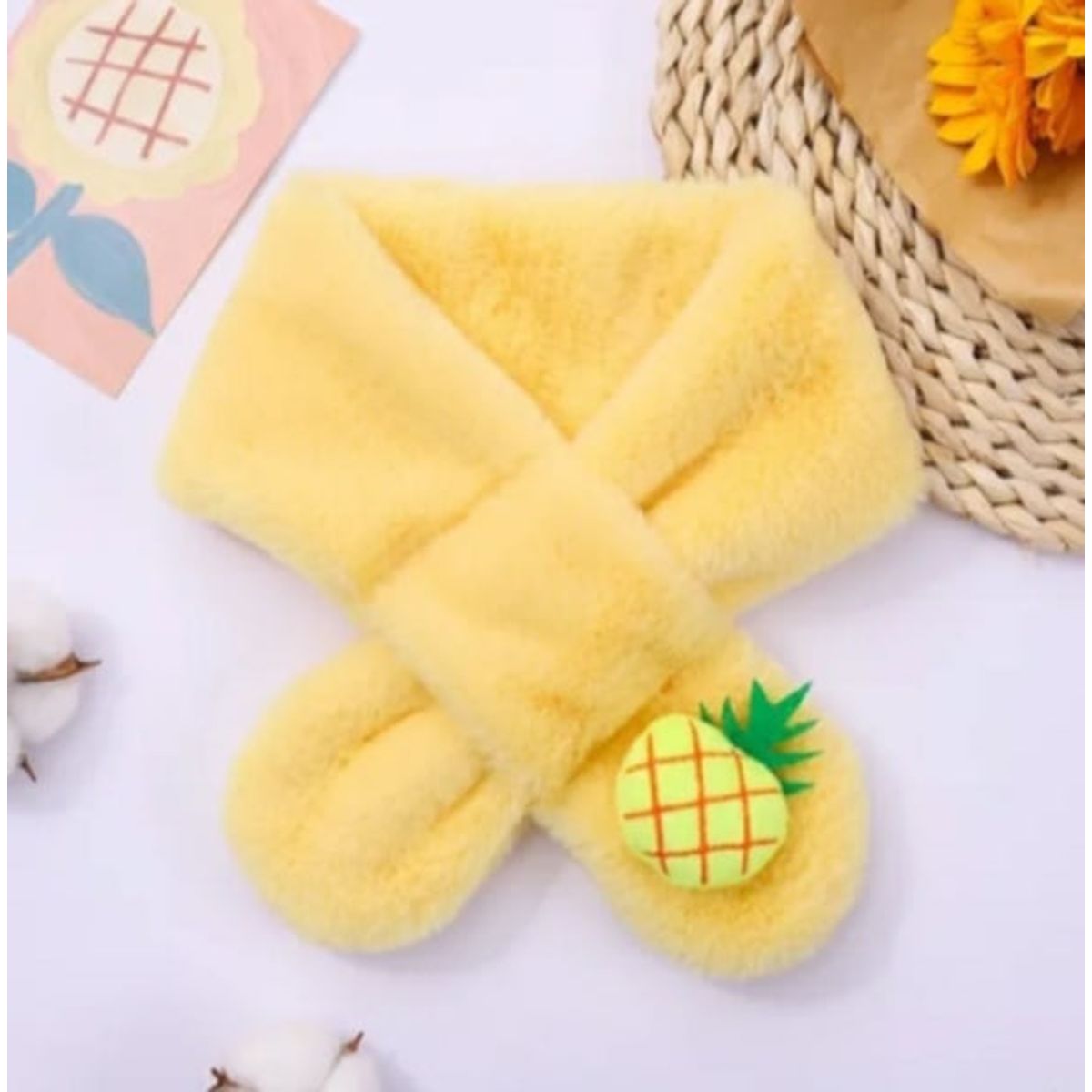 GENERICO - Bufanda linda súper suave calentita de cuello para bebe y niños 1 año a 8 años