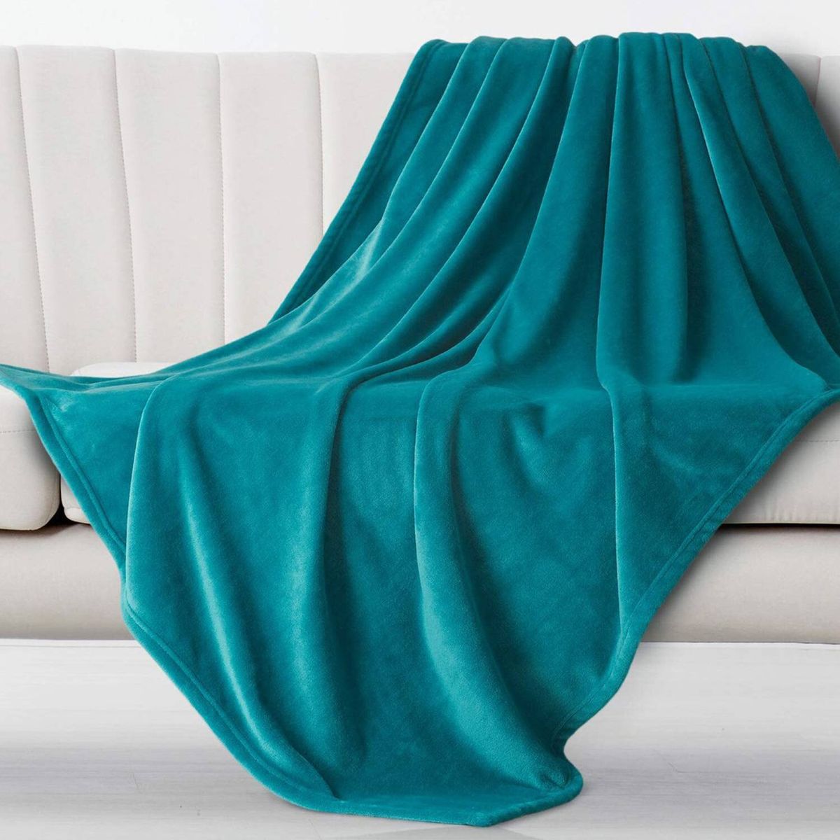 INSPIRACCI - Manta Franela Turquesa