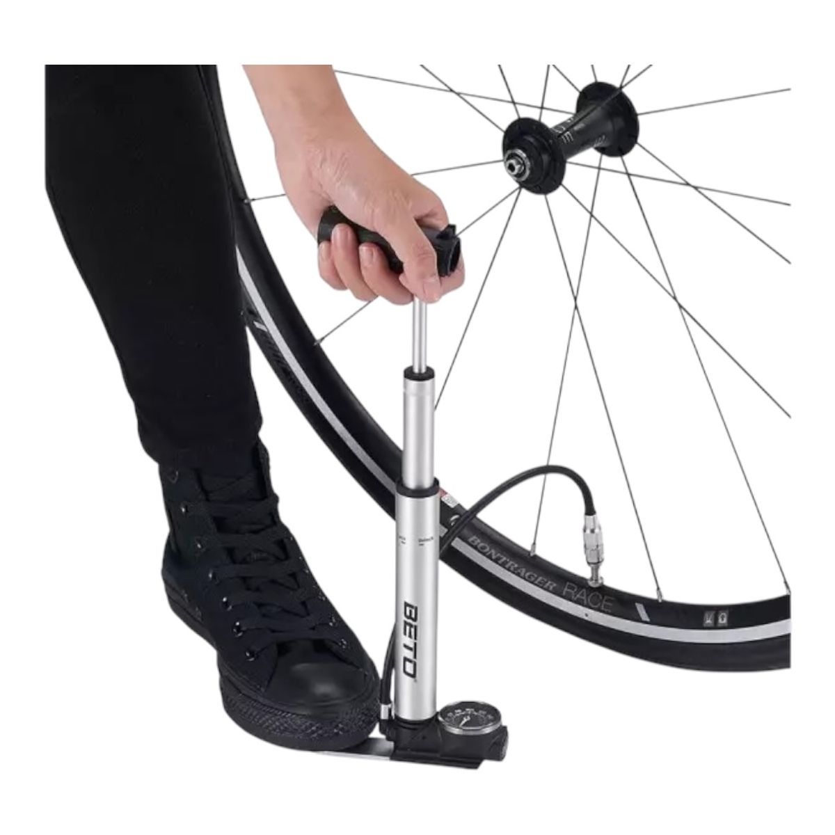 BETO - Bombin Beto Con Manómetro Aluminio