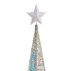 GENERICO - Árbol Pirámide de Navidad Diseño Metálico, 1.8 metros