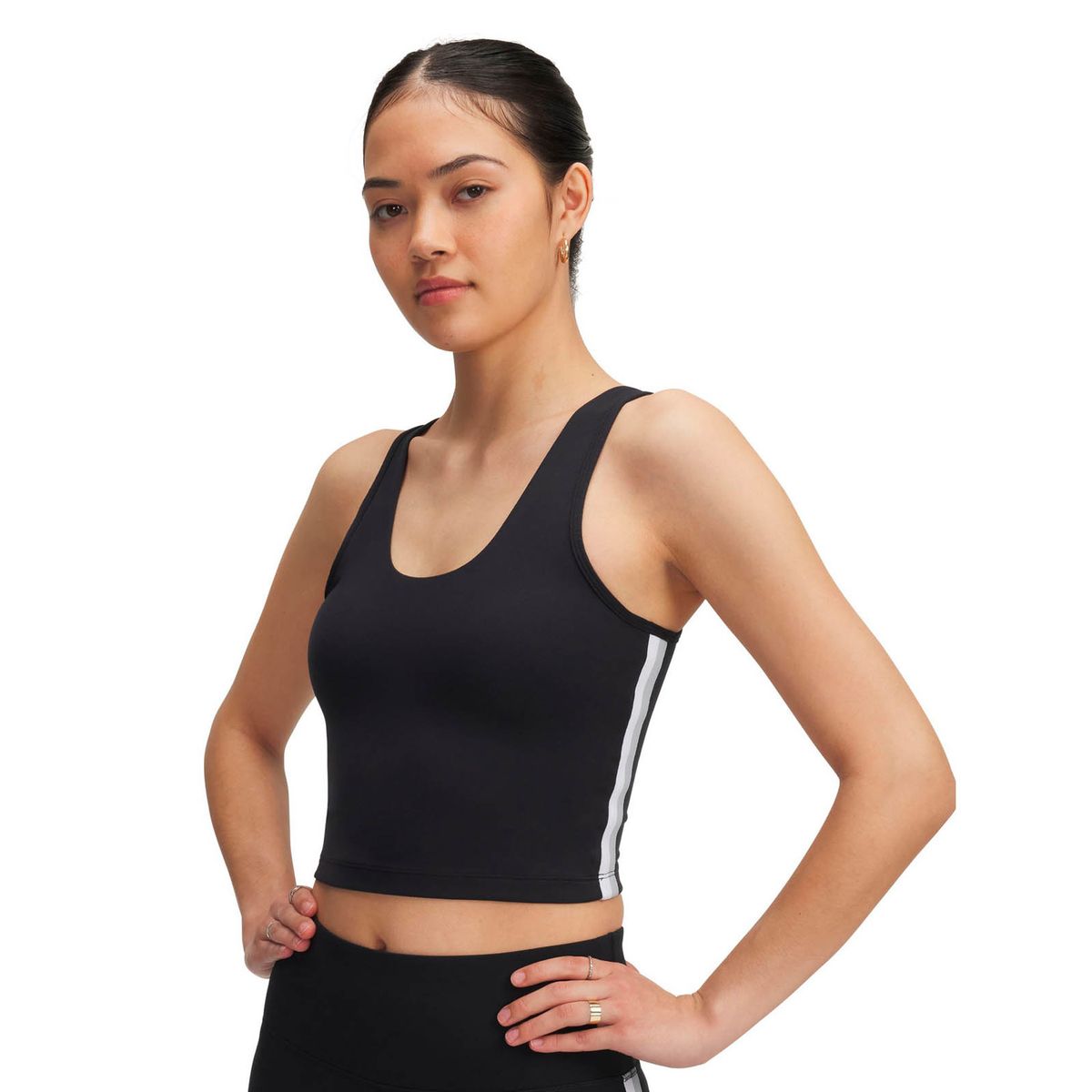 UNDER ARMOUR - Polera Sin mangas Training mujer Motion Sport Tape negro UNDER ARMOUR